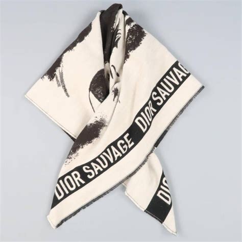 christian dior blanket scarf